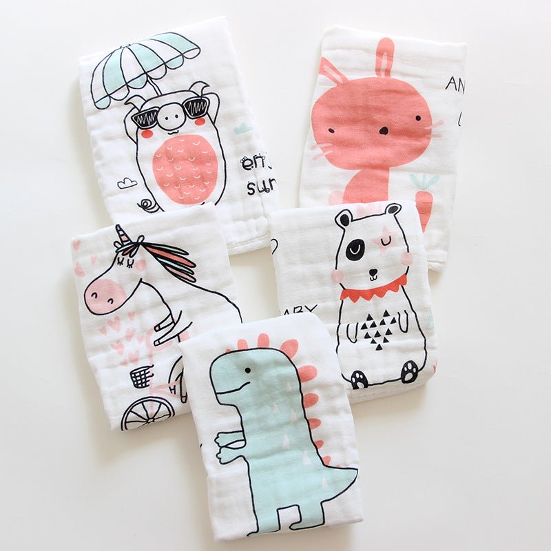 Children's Towel Embroidery Baby Saliva Towel - Eshtree