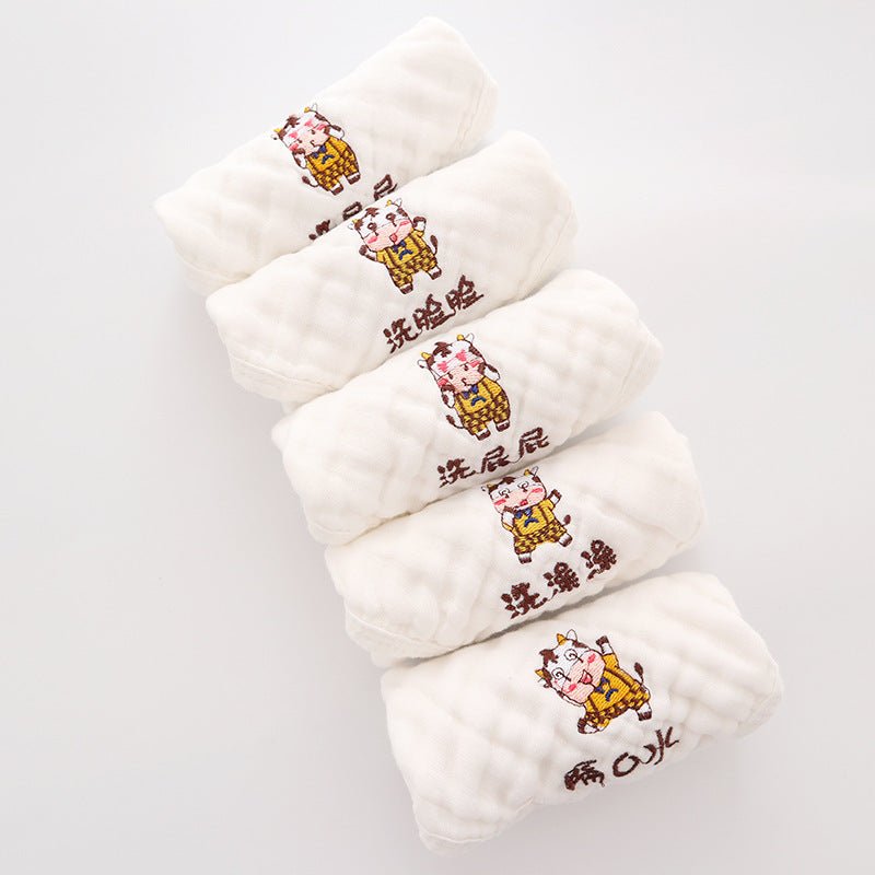Children's Towel Embroidery Baby Saliva Towel - Eshtree
