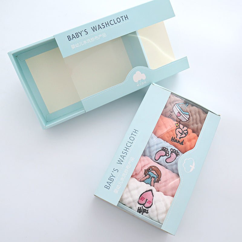 Children's Towel Embroidery Baby Saliva Towel - Eshtree