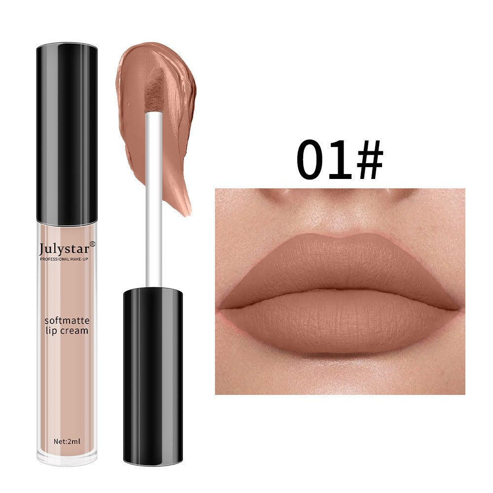 Christmas Makeup Does Not Fade Nonstick Cup Matte Finish Lip Lacquer - Eshtree
