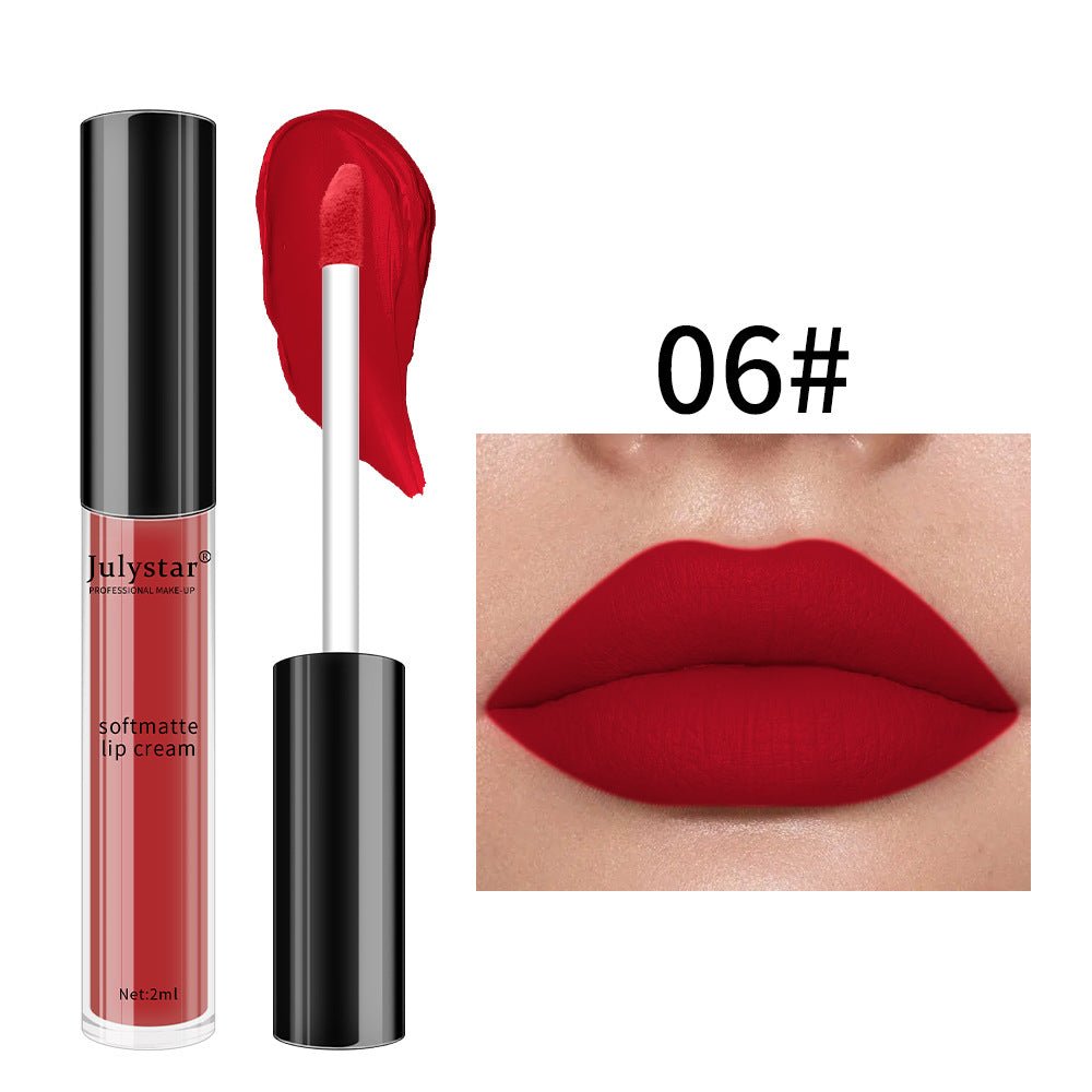 Christmas Makeup Does Not Fade Nonstick Cup Matte Finish Lip Lacquer - Eshtree