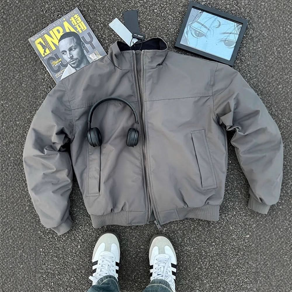 Coach Jacket Men's Stand Collar Motorcycle Baseball Uniform - Eshtree