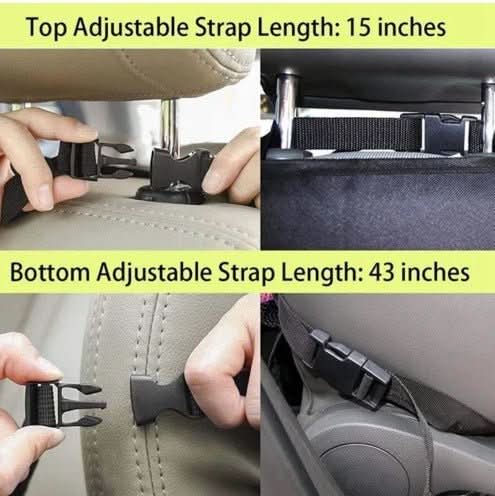 Compatible with Apple, Car storage bag car seat back pocket bag car with IPAD bag 600D Oxford cloth - Eshtree