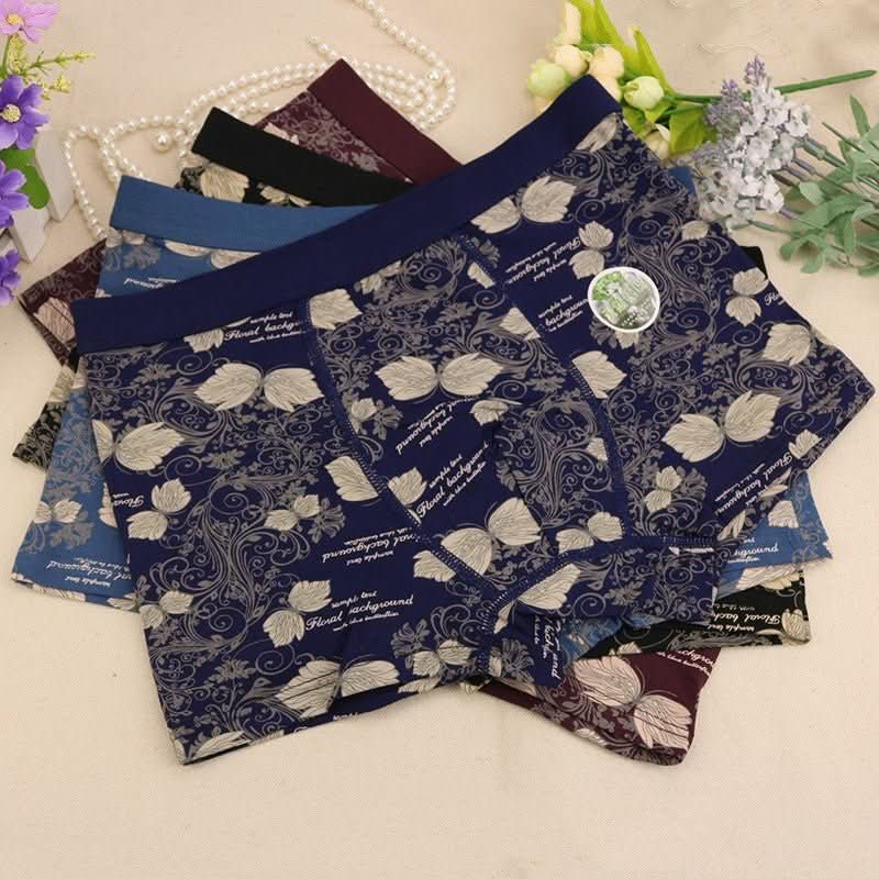 Cotton butterfly print boxer briefs - Eshtree