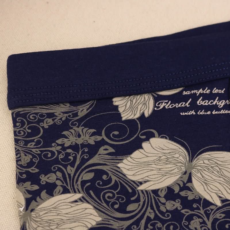 Cotton butterfly print boxer briefs - Eshtree
