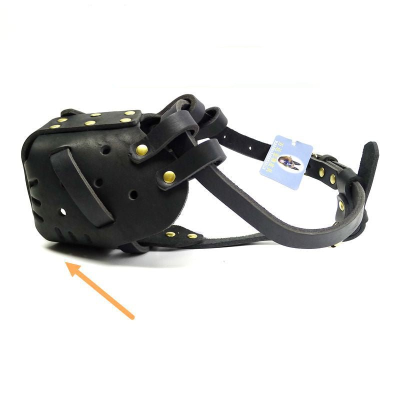 Cowhide Dog Muzzle Medium And Large Dog Horse Dog - Eshtree