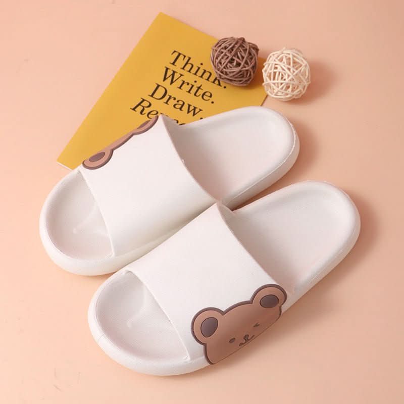 Cute Bear Slippers Summer Beach Shoes Bathroom Slippers - Eshtree