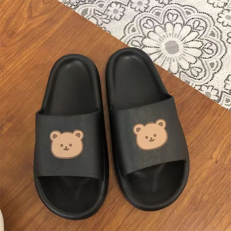Cute Bear Slippers Summer Beach Shoes Bathroom Slippers - Eshtree