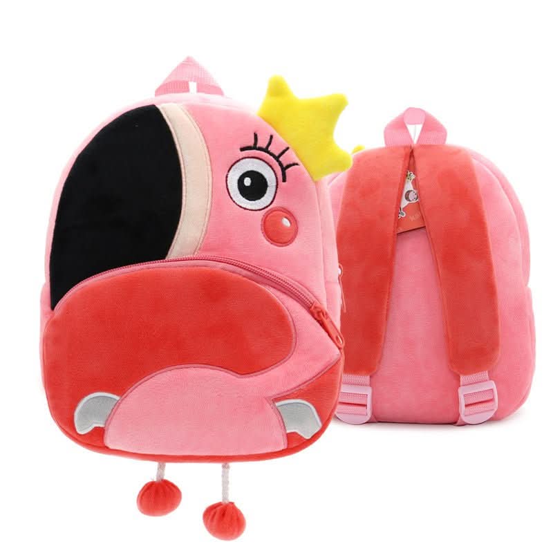 Cute Plush Backpacks Kindergarten Cartoon School Bags Children Animal Toys Bag - Eshtree
