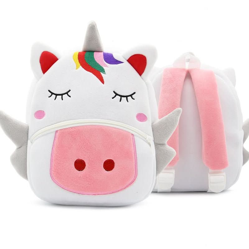 Cute Plush Backpacks Kindergarten Cartoon School Bags Children Animal Toys Bag - Eshtree