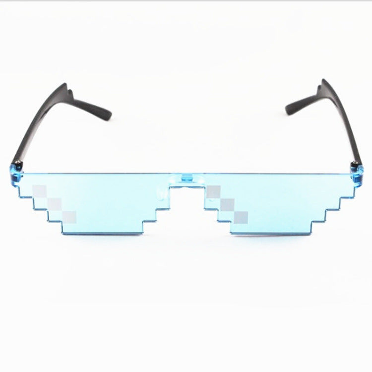 Mosaic Pixel Sunglasses Anime Peripheral Spoof Costume