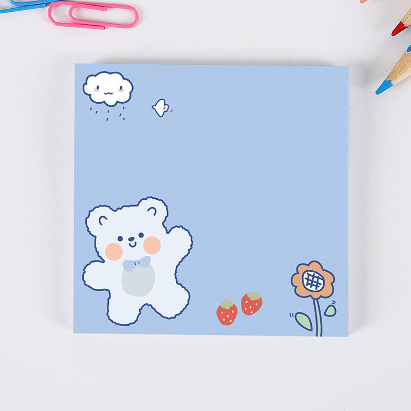 Cute Cartoon Soft Cute Bear Sticky Notes