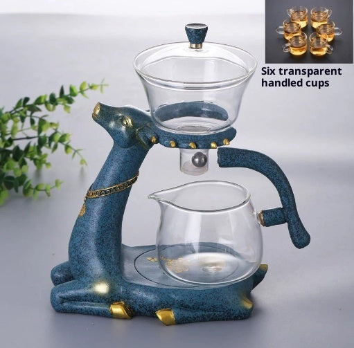 Elk Glass Automatic Tea Set Set Household Tea Maker
