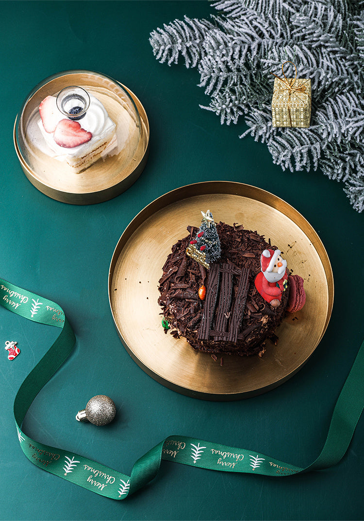 European-style Transparent Glass Cake Cover