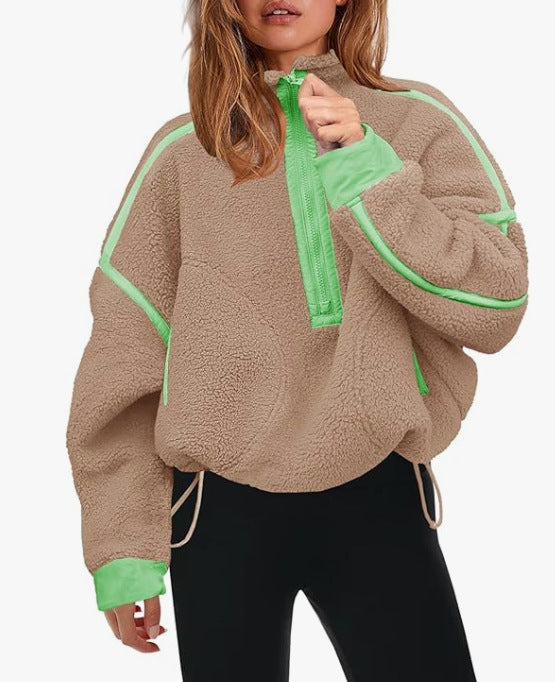 Autumn And Winter Warm Casual Jacket Plush