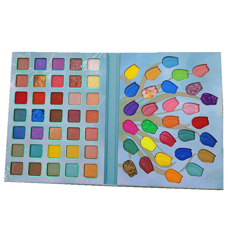 Matte Shimmer Eyeshadow Blush Contour Compact