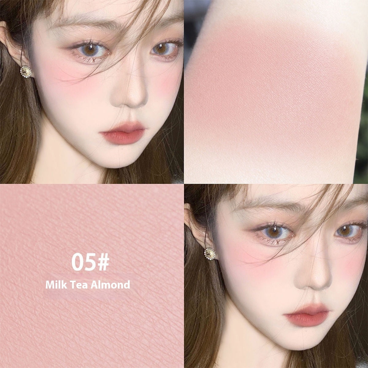 Monochrome Ice Cube Blush Ins Brightening Color Rendering Long-lasting Natural Delicate