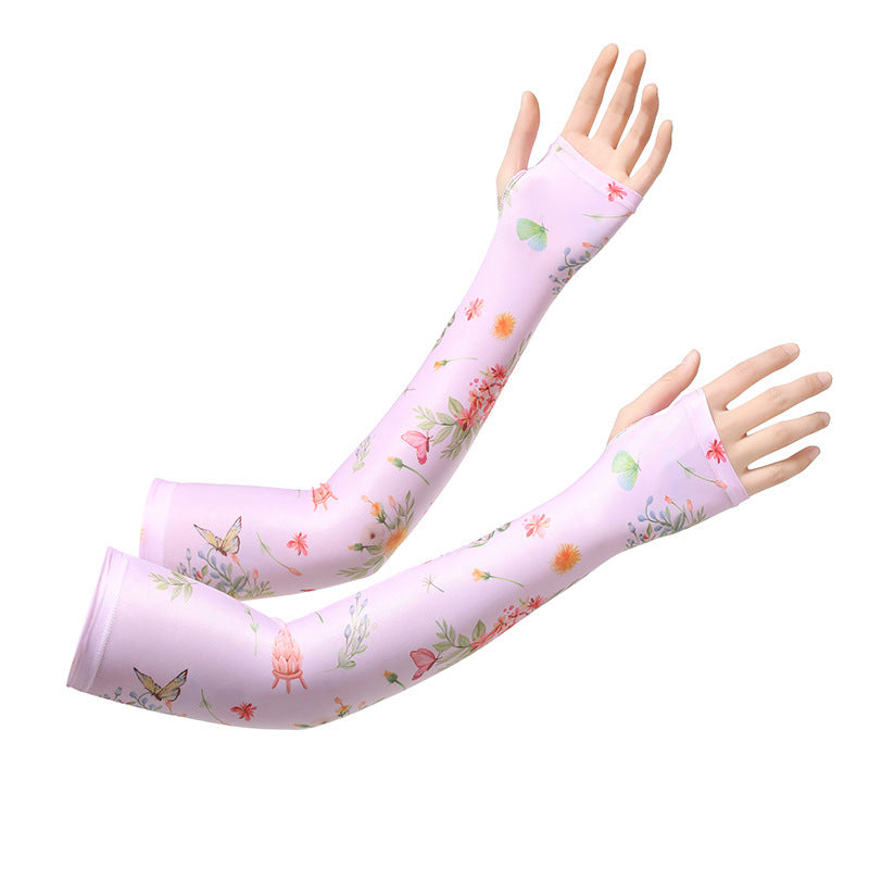 Gardening Sun Protection Oversleeve Women's Sun Protection Cool Feeling Ice Sleeve