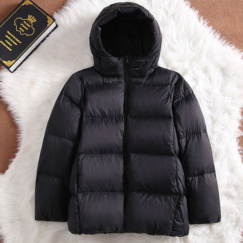 Loose Cotton Padded Jacket Fashion Temperament Hooded Short Thickened