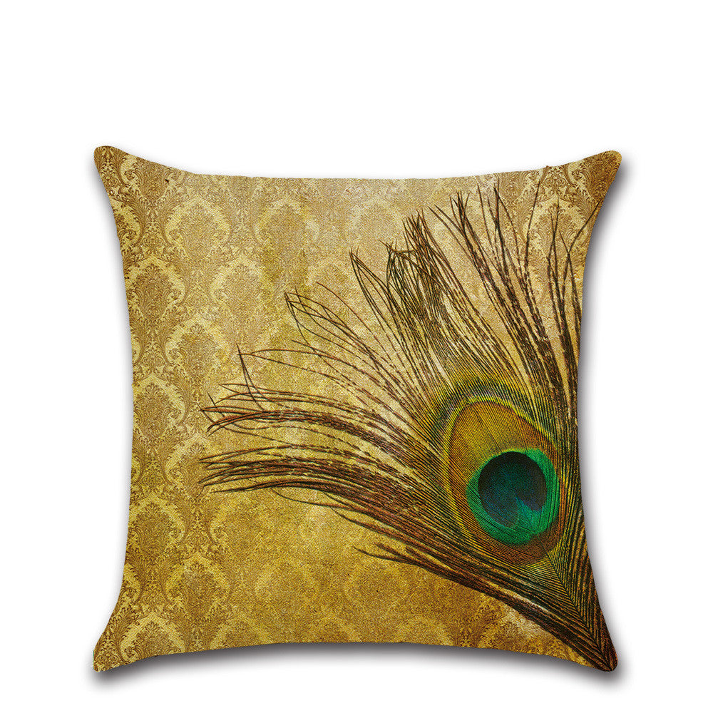 Printed Throw Pillow Case Cushion Cover