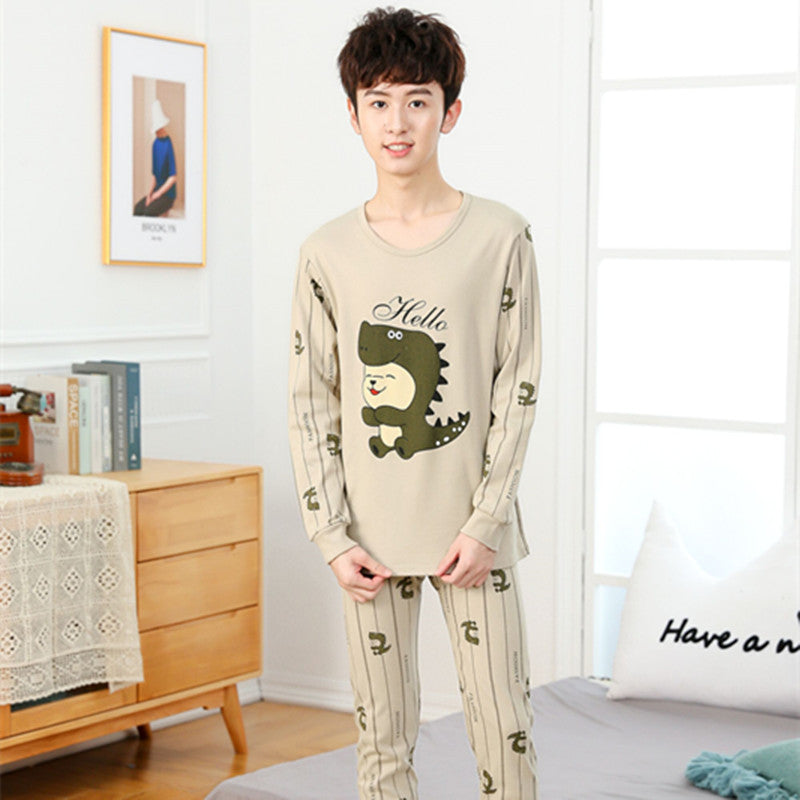 Children's Pajamas Cotton Boys' Base Teen Underwear Suit