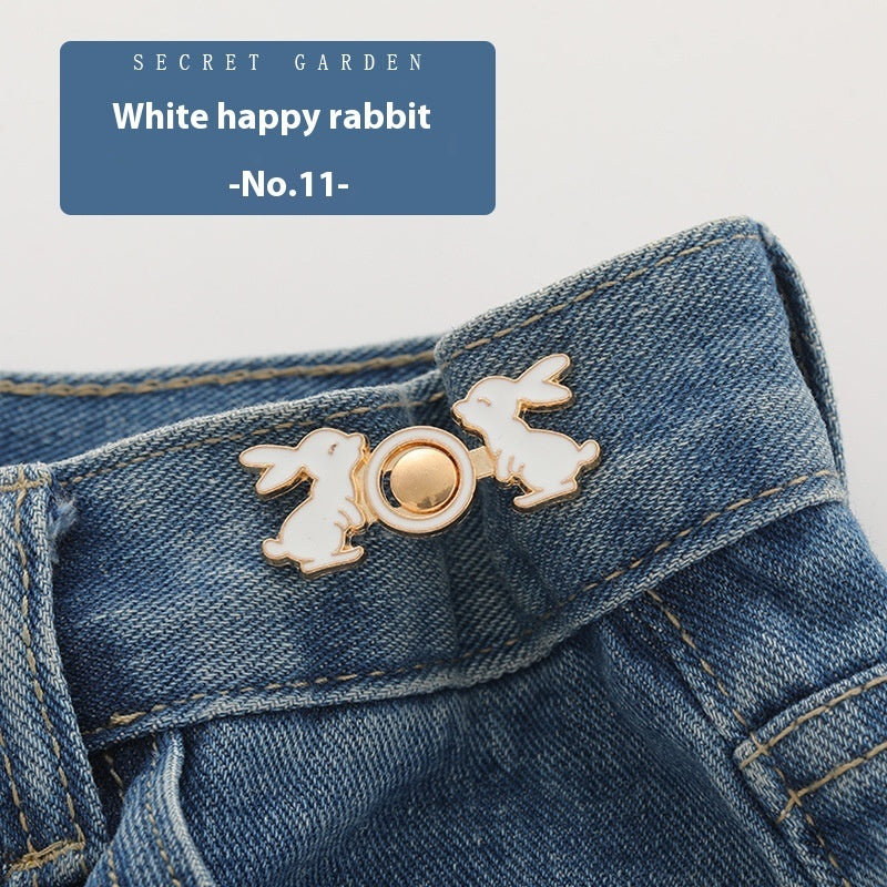 Waist Button Metal Buckle Nail-free Snap Fastener