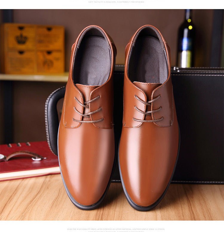Daily pointed formal leather shoes - Eshtree