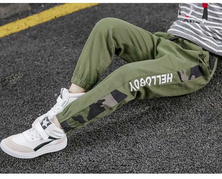 Boys' Casual Trousers Fashion Loose Track Pants