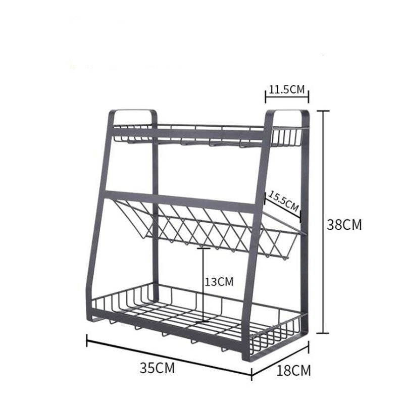 Multi Functional Three Layer Seasoning Rack