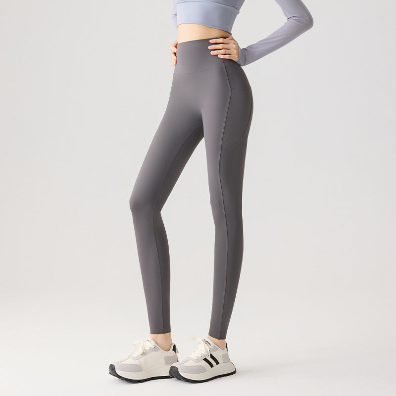 Cool Feeling Quick-drying Ultra-high Waist Abdomen Pants