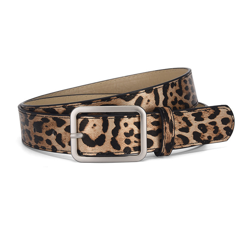 Simple All-match Square Buckle Popular Belt