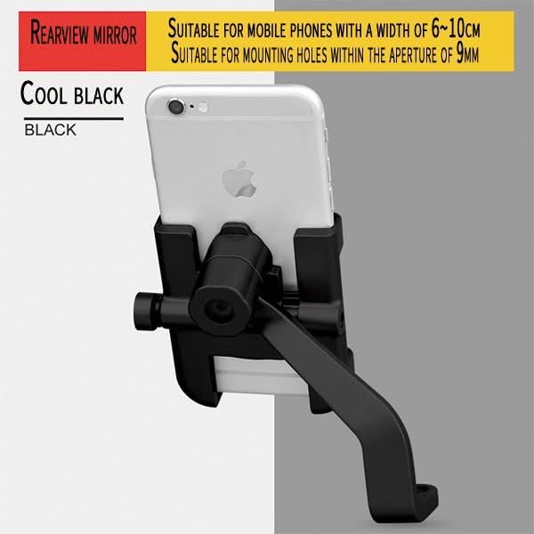 DEROACE Bicycle Phone Holder Universal Support Telephone Handlebar Mount Bracket Electric Vehicle Aluminum alloy Phones Holders - Eshtree