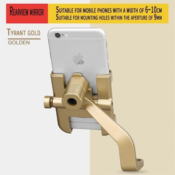 DEROACE Bicycle Phone Holder Universal Support Telephone Handlebar Mount Bracket Electric Vehicle Aluminum alloy Phones Holders - Eshtree