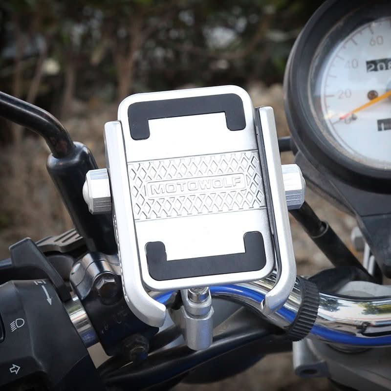 DEROACE Bicycle Phone Holder Universal Support Telephone Handlebar Mount Bracket Electric Vehicle Aluminum alloy Phones Holders - Eshtree