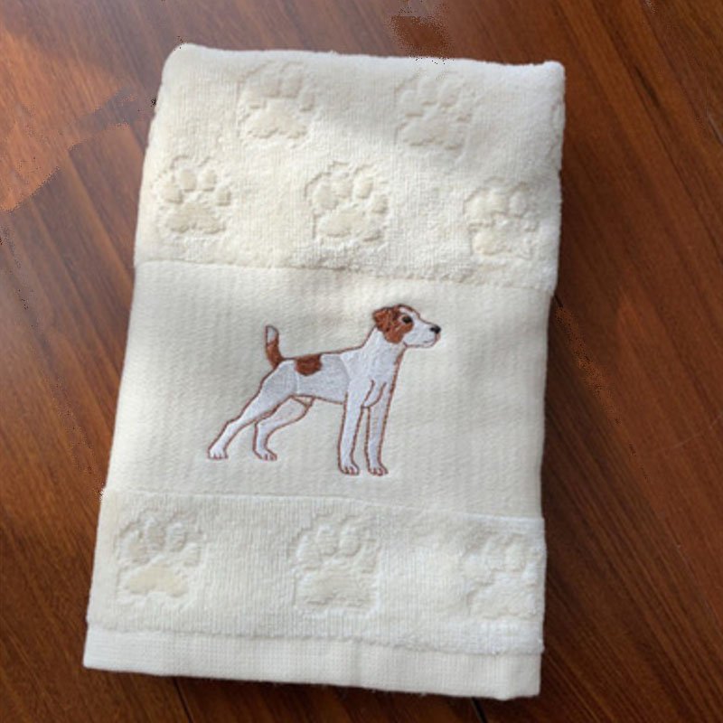 Dog Embroidery Water Absorbing Wash Towel - Eshtree