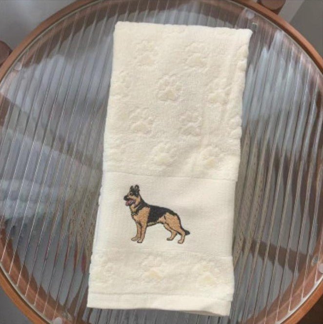 Dog Embroidery Water Absorbing Wash Towel - Eshtree