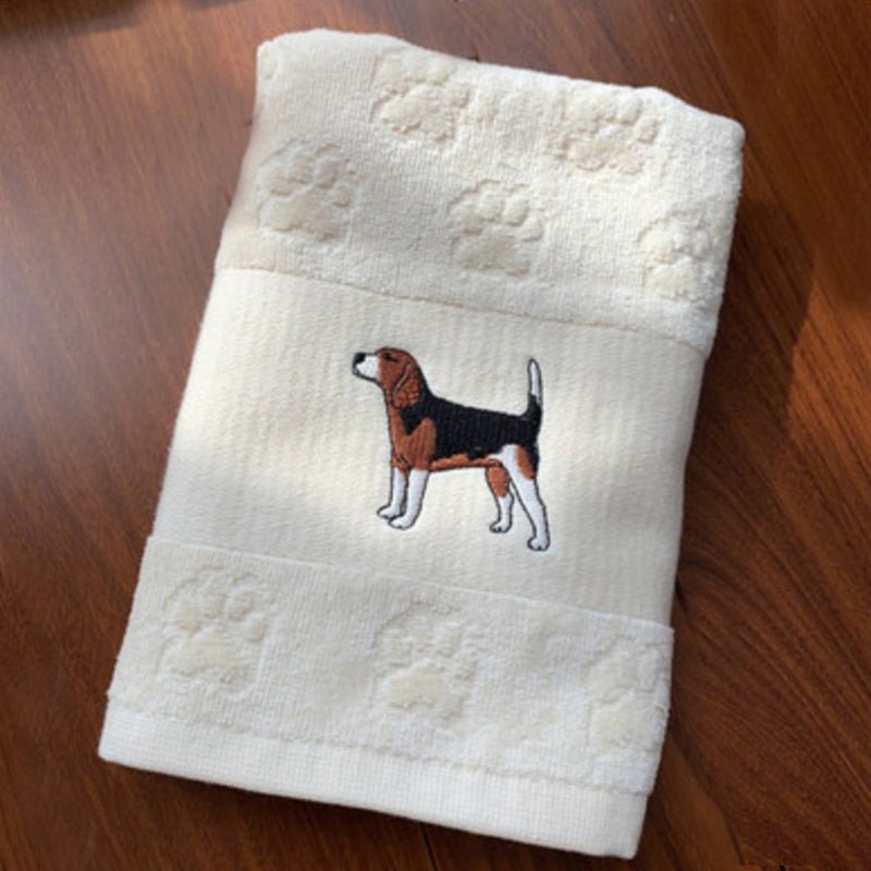 Dog Embroidery Water Absorbing Wash Towel - Eshtree