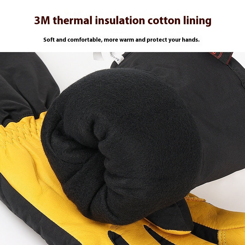 Cold-proof Finger Touch Screen Warm Ski Gloves