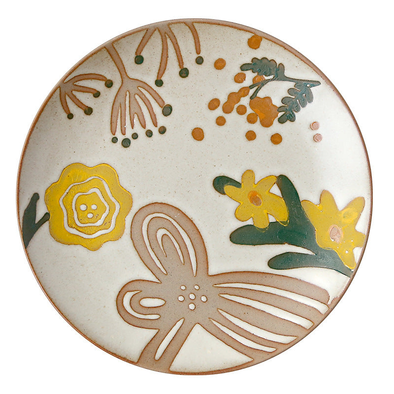 Countryside Flower Pure Hand-painted Ceramic Tableware