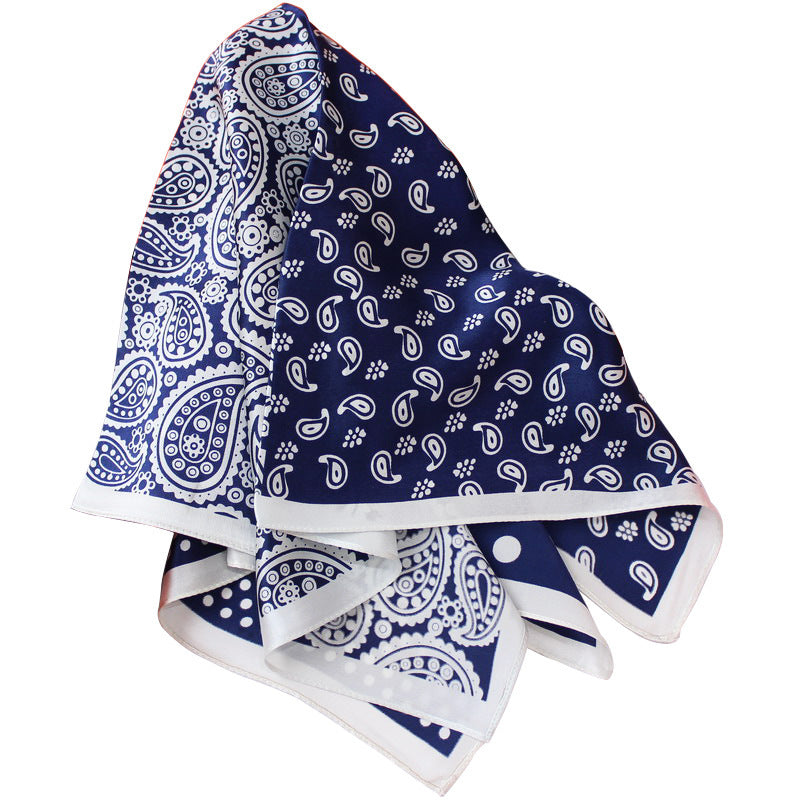 Silk Scarf Small Square Towel Professional Scarf Scarf