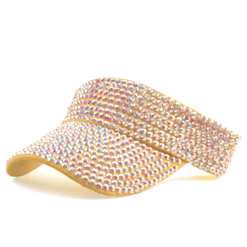 Spot Drill Sun Hat Sun Protection No Top Girl's Cap