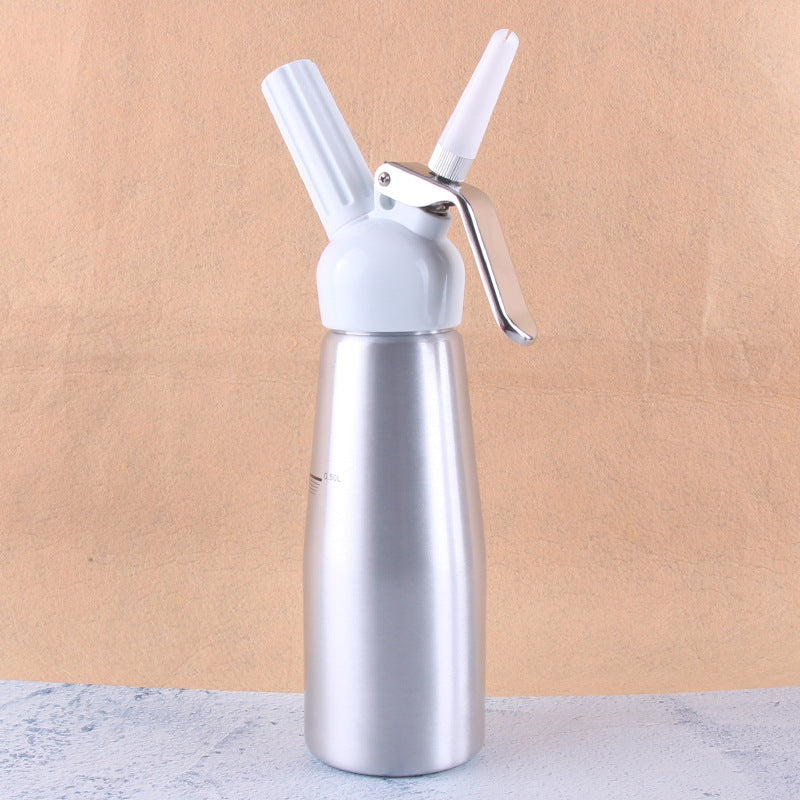 Fancy Coffee Aluminum Cream Gun Milk Frother 0.5Lto1L Cream Froth Milk Frother