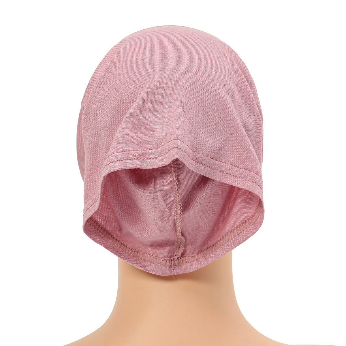 Pure Color Modal Wide-brimmed Mercerized Cotton Stretch Sleeve Cap