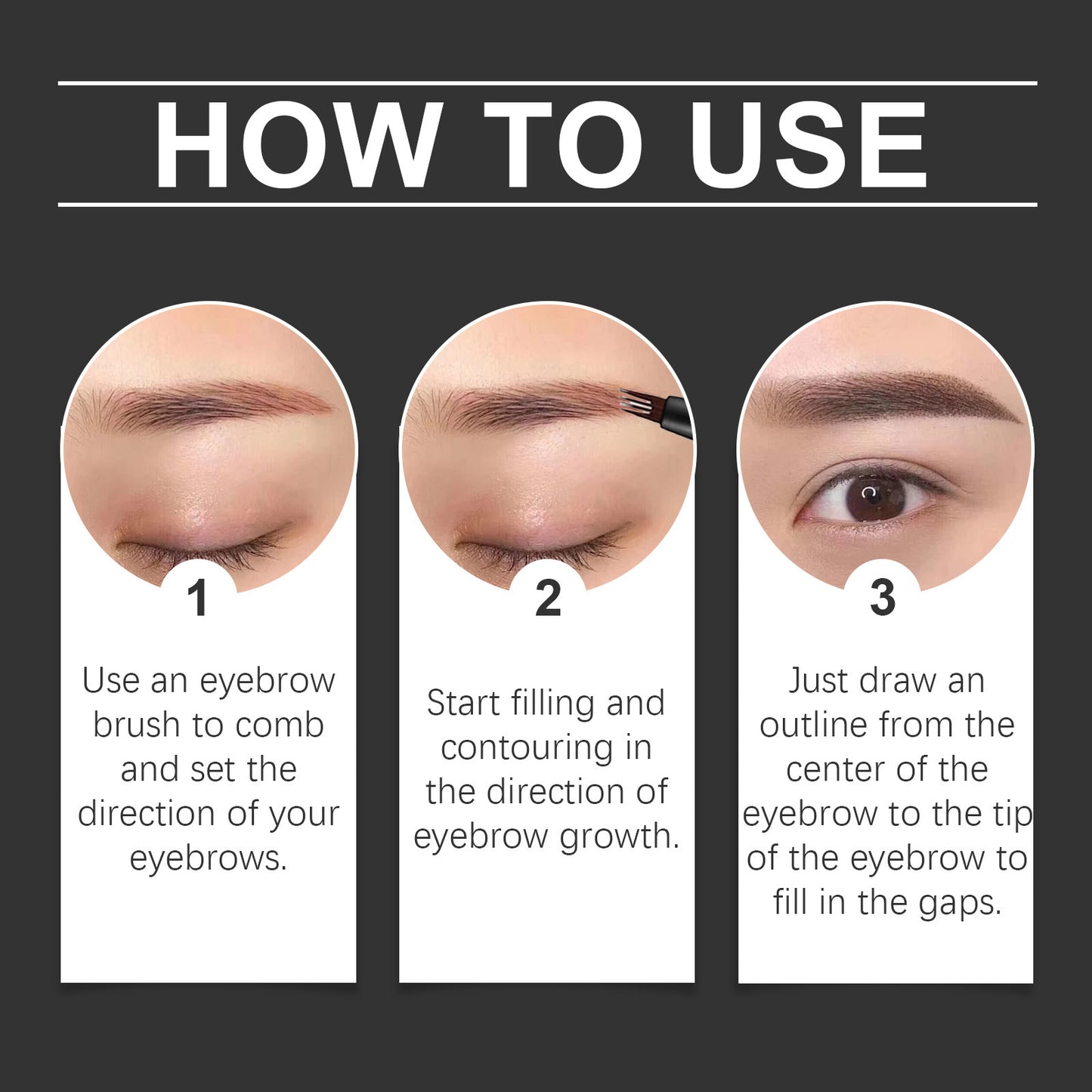 Wild Decoration Exquisite Easy To Use Not Smudge Shaping Eyebrow Pencil