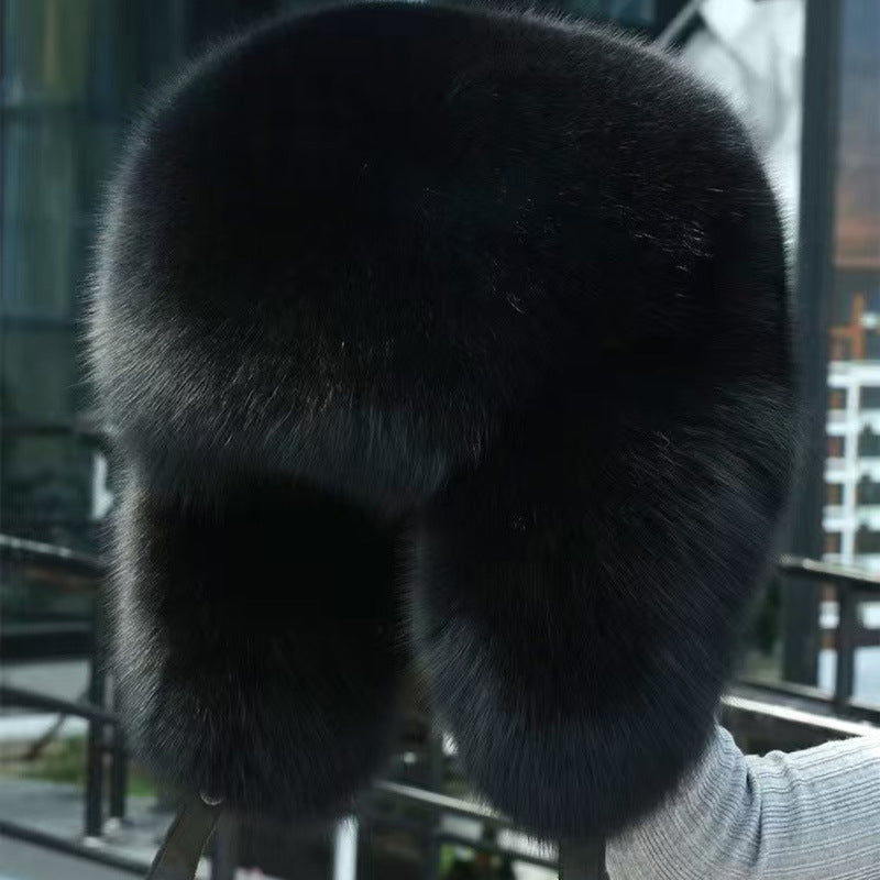 True Fox Fur Lei Feng Full With Hat