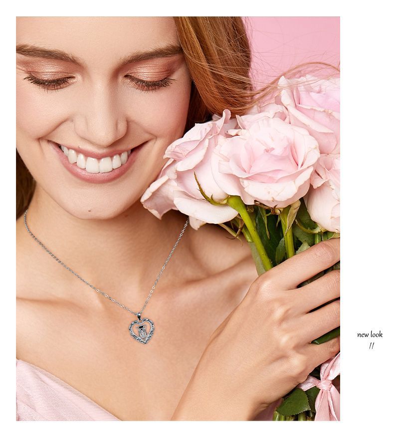 Owl Heart-shaped Fashion Simple Necklace