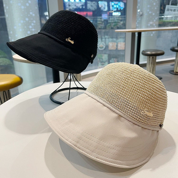 Summer Women's Peaked Cap Sun Protection Transparent Sun Hat