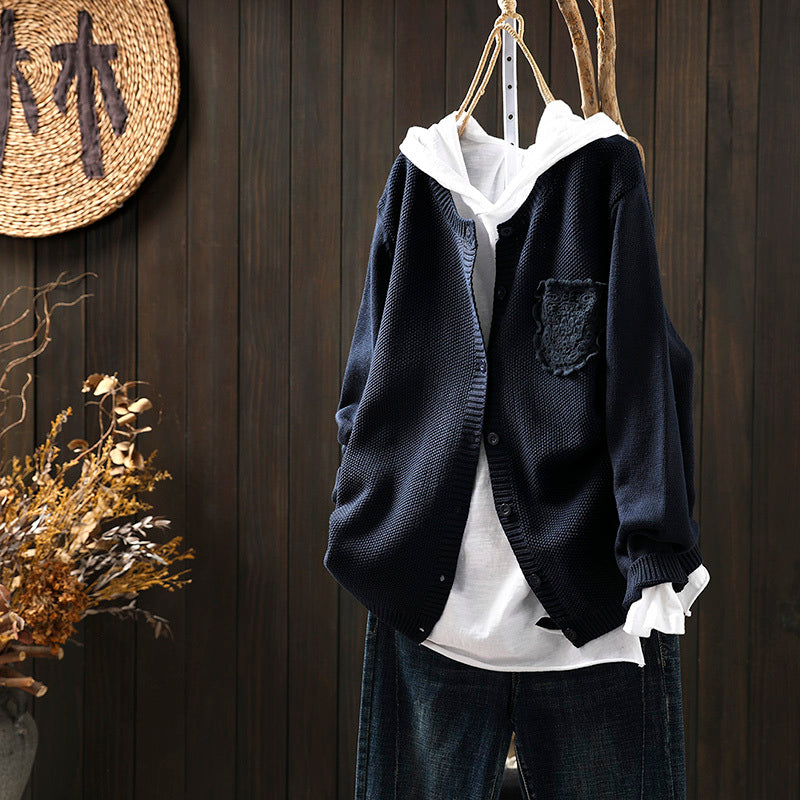Autumn Casual Single-breasted Outerwear Top