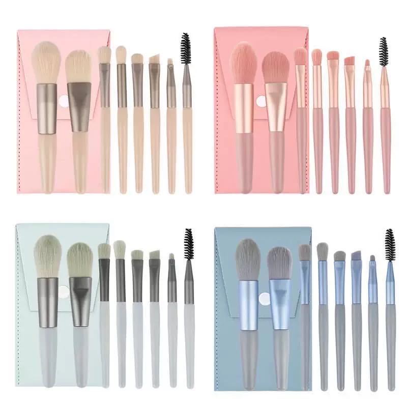 Eight Macaron Makeup Brush Eye Detail Set - Eshtree
