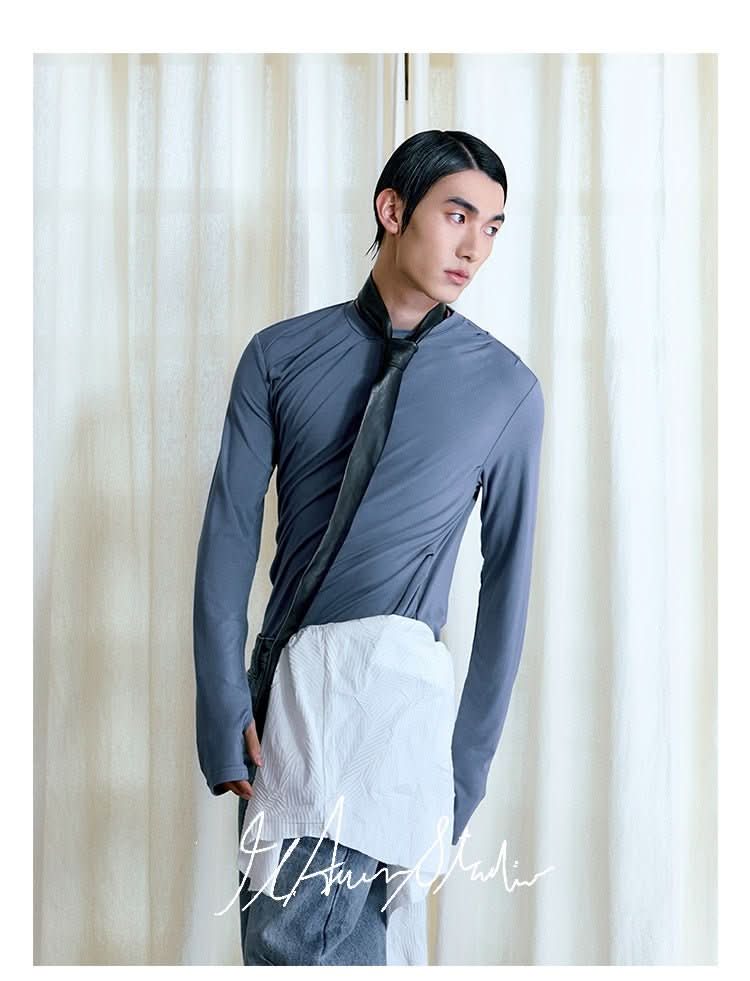 Erasable Retro Arrow - shaped Black Tie - Eshtree